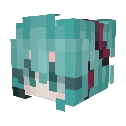 laohai1105 Minecraft avatar head, 3D render