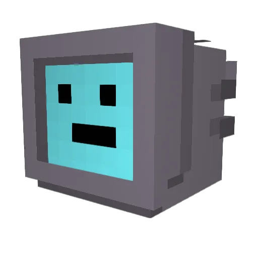 laohundun Minecraft avatar head, 3D render