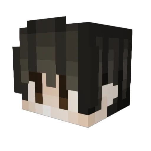 laonanshan Minecraft avatar head, 3D render