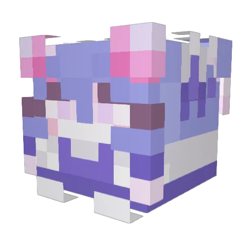 laoporun Minecraft avatar head, 3D render