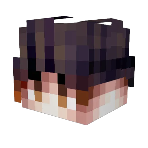 laoshuaib Minecraft avatar head, 3D render