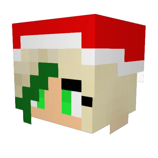 laozhangGG Minecraft avatar head, 3D render