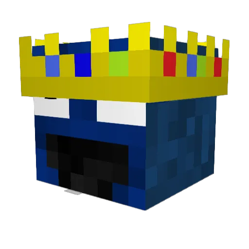 laparfitt Minecraft avatar head, 3D render