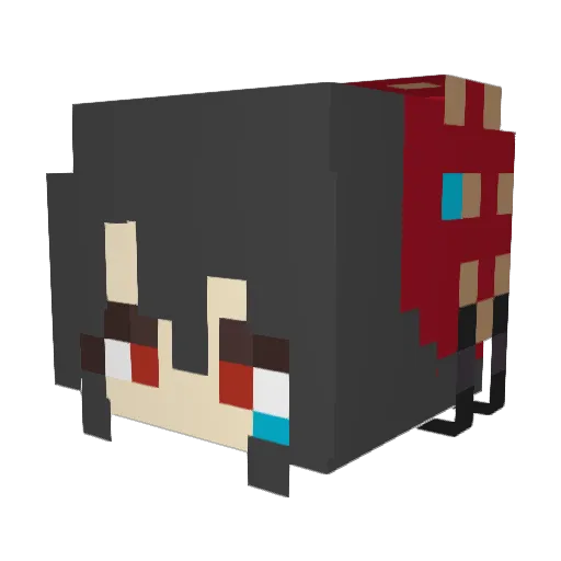 lapinico Minecraft avatar head, 3D render