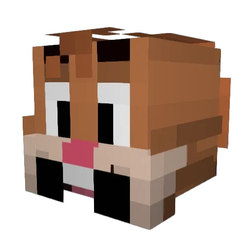 lapinou2133 Minecraft avatar head, 3D render