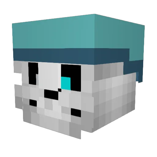 lapras476 Minecraft avatar head, 3D render