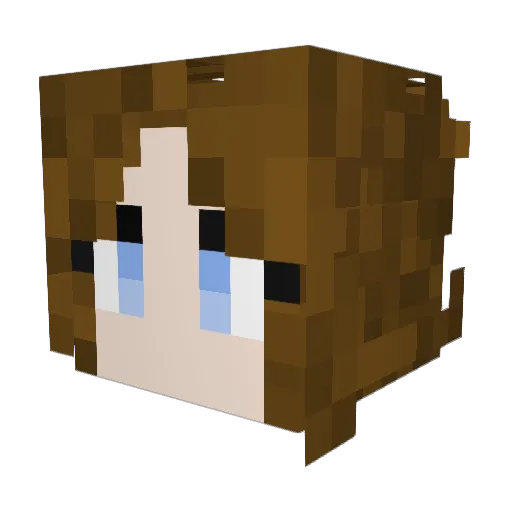 lapresi Minecraft avatar head, 3D render