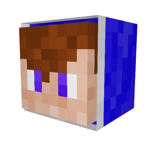 lapsap89 Minecraft avatar head, 3D render