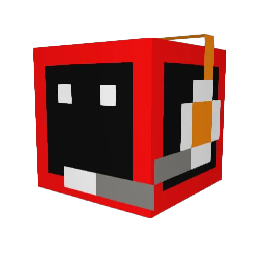 lapstats Minecraft avatar head, 3D render