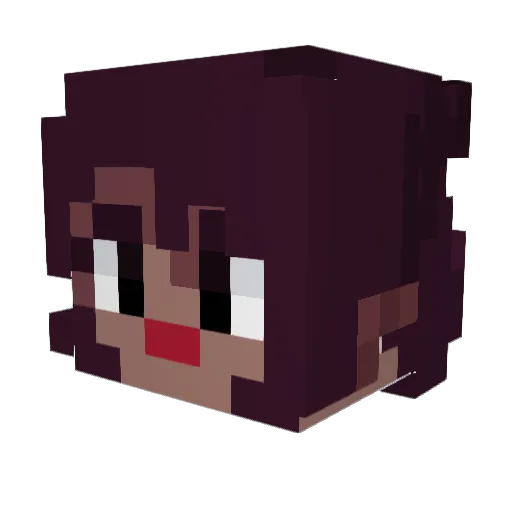 lapstoness Minecraft avatar head, 3D render