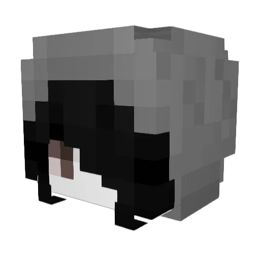 lapza Minecraft avatar head, 3D render