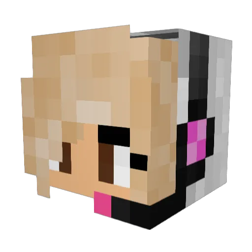 lara26969 Minecraft avatar head, 3D render