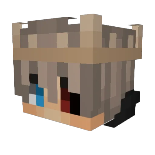 lareaparicion Minecraft avatar head, 3D render