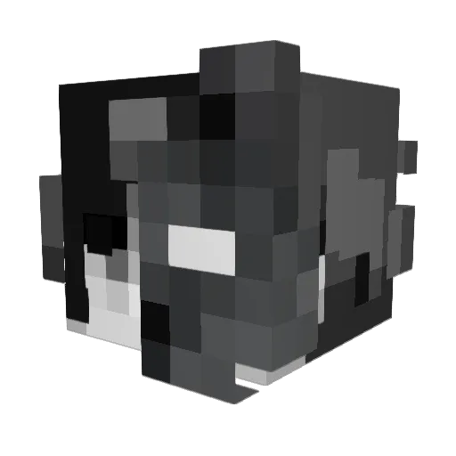 lareey Minecraft avatar head, 3D render