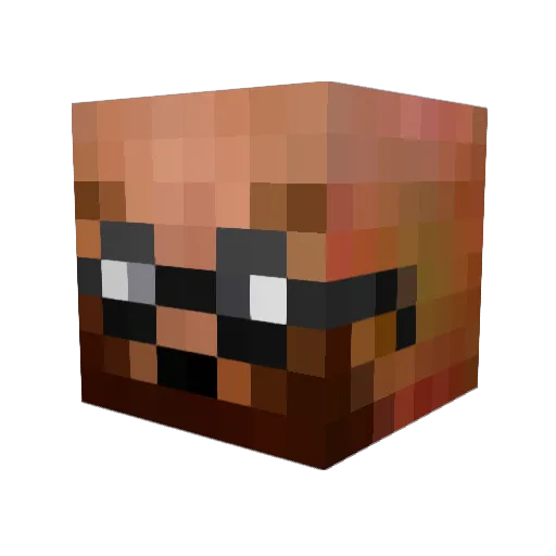 largedawg Minecraft avatar head, 3D render