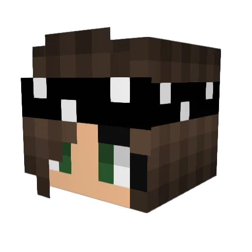 largeniggolas Minecraft avatar head, 3D render