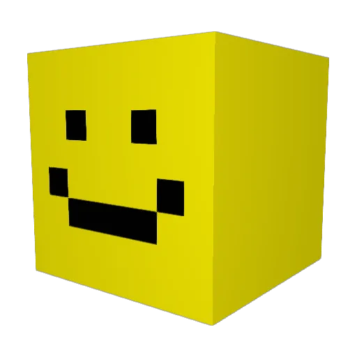 larkylarks Minecraft avatar head, 3D render