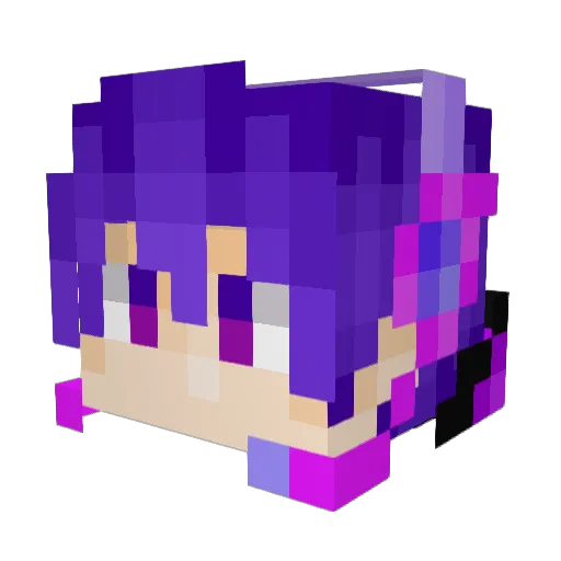 larmes56 Minecraft avatar head, 3D render