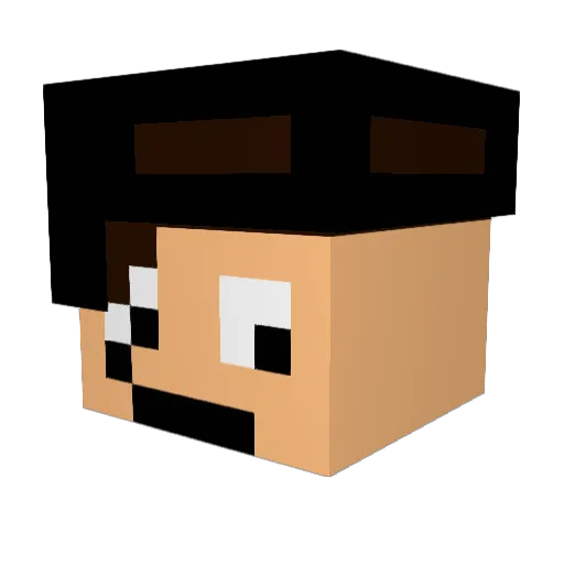 larrythellama123 Minecraft avatar head, 3D render
