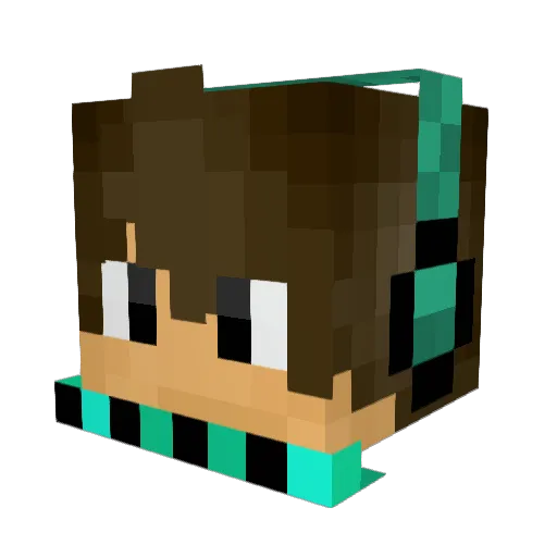lars0503 Minecraft avatar head, 3D render
