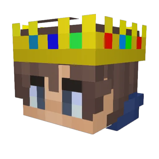 larsnotlars Minecraft avatar head, 3D render