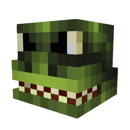 larsonia Minecraft avatar head, 3D render