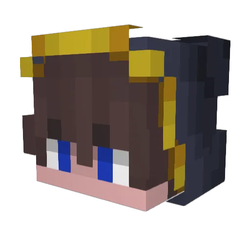 larsson70 Minecraft avatar head, 3D render