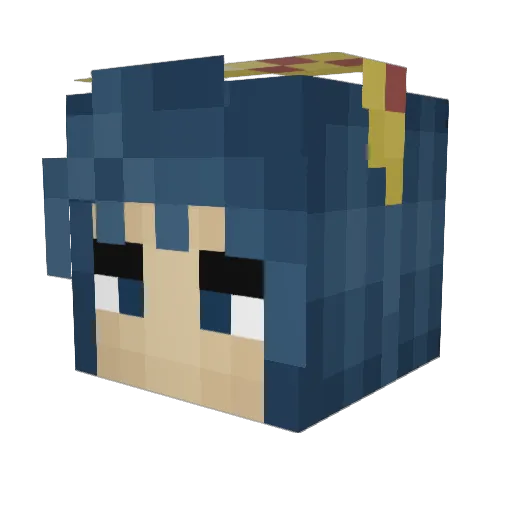 larstheninja Minecraft avatar head, 3D render