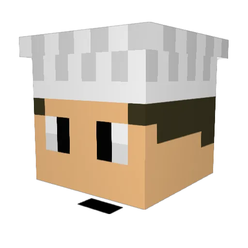 larvyock7236 Minecraft avatar head, 3D render