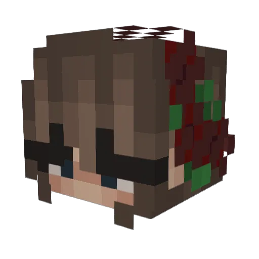 larzylar11 Minecraft avatar head, 3D render