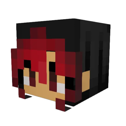 lasammyg Minecraft avatar head, 3D render