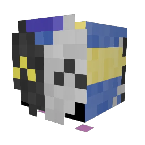 lascassas33 Minecraft avatar head, 3D render