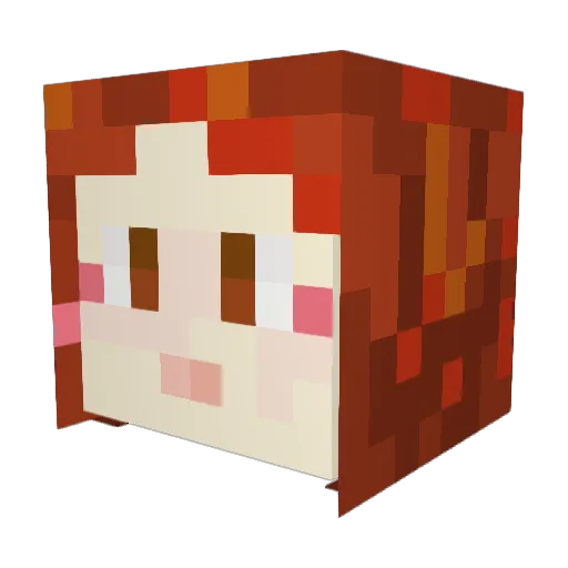 laschmitty Minecraft avatar head, 3D render