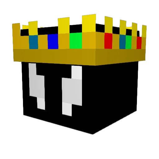 laser876 Minecraft avatar head, 3D render