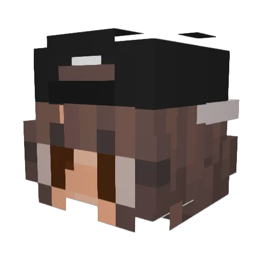 laserelli Minecraft avatar head, 3D render