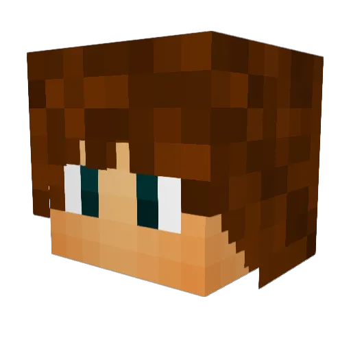 lasereyes2525 Minecraft avatar head, 3D render