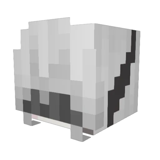 lasrr_ Minecraft avatar head, 3D render
