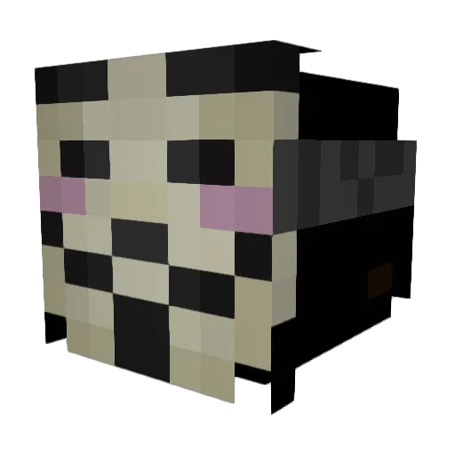 lasse420 Minecraft avatar head, 3D render