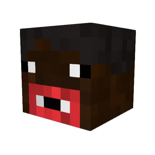 lasseilkka Minecraft avatar head, 3D render