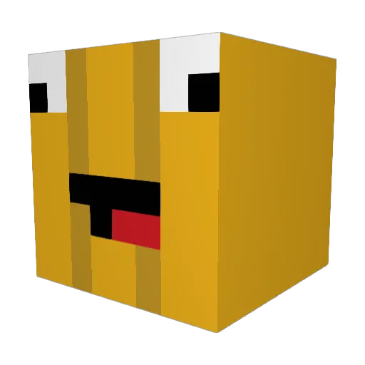 lassethyge Minecraft avatar head, 3D render