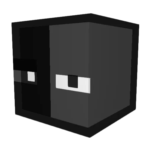 last_herobrine0 Minecraft avatar head, 3D render