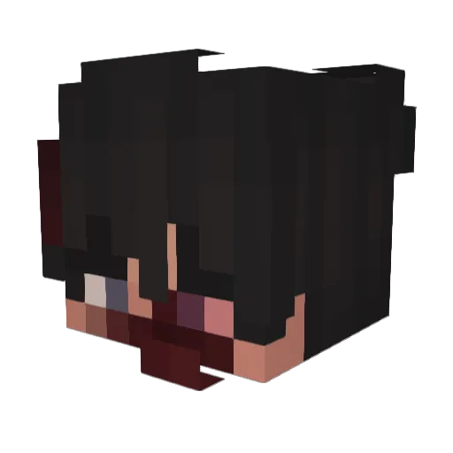 lastexicon Minecraft avatar head, 3D render