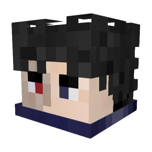 lastgift Minecraft avatar head, 3D render
