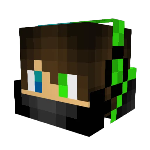 lastock21 Minecraft avatar head, 3D render