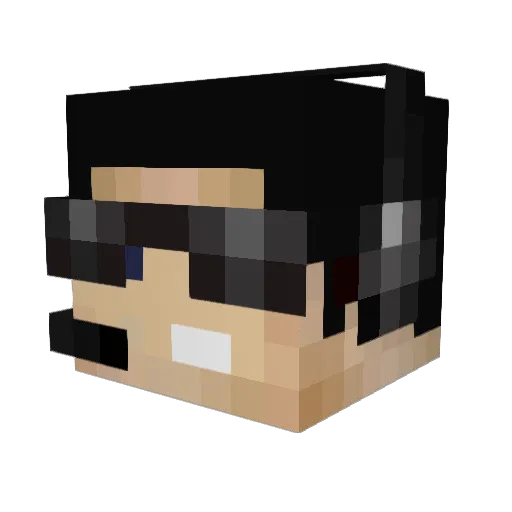 lasttruepancake Minecraft avatar head, 3D render