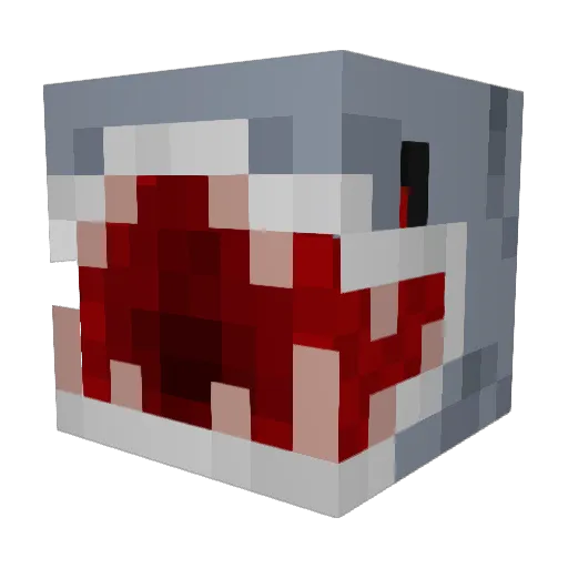 lasturias Minecraft avatar head, 3D render