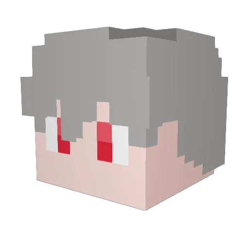 lastwish120 Minecraft avatar head, 3D render