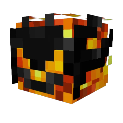 lasuet Minecraft avatar head, 3D render