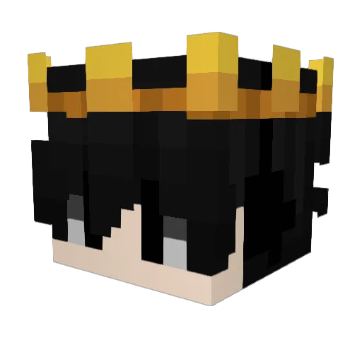 latenightdrives Minecraft avatar head, 3D render
