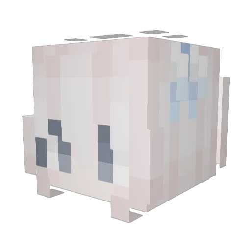 latenightmare Minecraft avatar head, 3D render